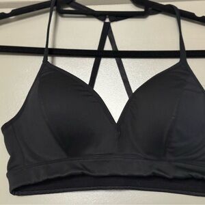 Athleta Black Strappy Bra